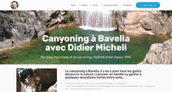 Desktop Screenshot of canyonencorse.fr