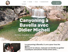 Tablet Screenshot of canyonencorse.fr